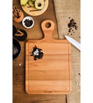 Ahşap Kesme Tahtası - Ahşap Sunum Tahtası - Ahşap Servis Tahtası - Anneler Günü Hediyesi 38x23 Cm