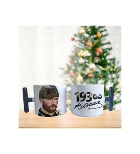 Ghostbastır Design Atatürk Kupa Bardak Tek Adet 037