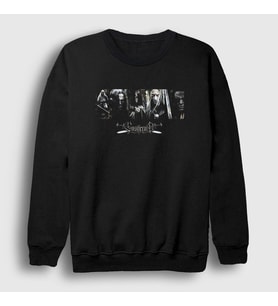 Presmono Unisex Siyah Band Ensiferum Sweatshirt 145357tt