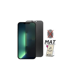 Apple iPhone 13 Pro Mat Seramik Cam Nano Esnek Kırılmaz Full Tam Kaplayan Ekran Koruyucu