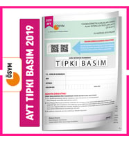 YKS-AYT 2019 ÖSYM Tıpkı Basım Türkiye Geneli Dijital Çözümlü Çıkmış Soru Kitapçı