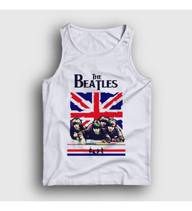 Presmono Unisex Beyaz UK The Beatles Atlet 115628tt