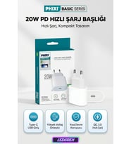 Basic 20W Qualcomm 3.0 Hızlı Şarj Adaptörü Priz Başlık Apple/Samsung/Xiamoi Uyumlu QCH220
