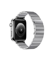 Apple Watch 38mm KR404 Huks Kordon - Gümüş