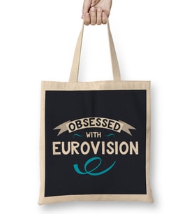 Obsessed With Eurovision Bez Çanta Uzun Saplı