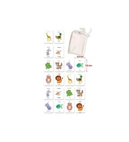 Zeka Kartları Eşleştirme Oyunu Ahşap Hafıza Kartı Oyunu Eğitici Puzzle Oyunları