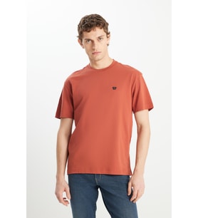 Relaxed Fit Small Logo T-shirt Yeşil