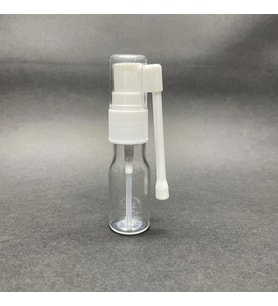 10 cc Pet Şişe - Beyaz Oral Spreyli  - 10 ml Boğaz Spreyli Plastik Şişe  x 10 Adet (Boş)