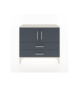 Arges Şifonyer 2 Raflı 2 Çekmeceli 2 Kapaklı 88x30x80 Aytaşı-Antrasit