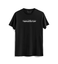 Terminatör Baskılı Siyah Tshirt
