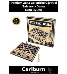 Premium Eğitici Zeka Geliştirici Öğretici Eğlence Aile Parti Yılbaşı Etkinlik Dama Satranç