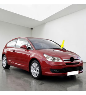 Citroen C4 Coupe 2004-2010 Ön Cam Sol Sürücü Taraf Silecek Kolu 6429Y5