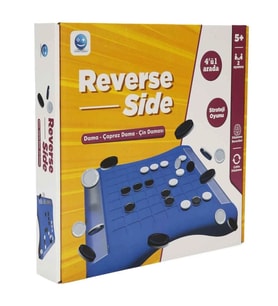 Mey İthalat® S00004759 ZEKA OYUNU REVERSİDE SIDE 4Ü 1 ARADA KUTU OYUNU