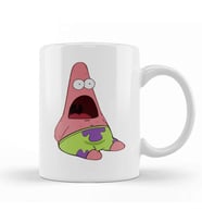 Surprised Patrick Süngerbob Kupa Bardak Porselen