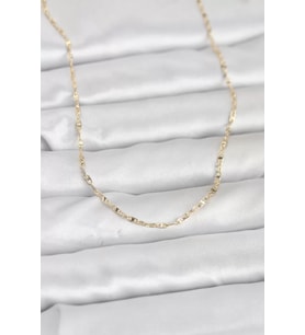 CM 14K Gold Renk Gemici Zincir Model 60 cm Kadın Kolye - TJ-BKO10947