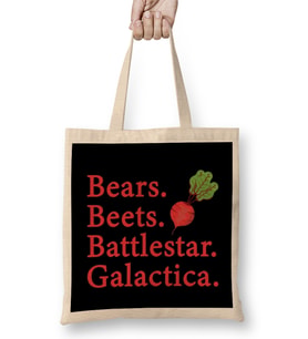 Bears Beets Battlestar Galactica The Office Jim Halpert Dwight Schrute Funny Dwight Schrute Off 01 Bez Çanta Uzun Saplı