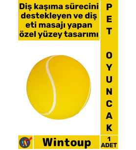 #KediTopu Kedi Köpek Isırma Diş Kaşıma Sağlam Dayanıklı Eğitici Nunbell Evcil Hayvan Mini Oyun Topu