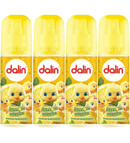 Dalin Bebek Kolonyası 150ML Limon Çiçeği (Limon-Bergomat-Papatya) (4 Lü Set)