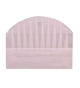 Tela Aşçı Kepi 23 cm. Beyaz 20 Adet 