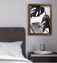 BK Gift Yatak Odası Konseptli Doğal Masif Ahşap Çerçeveli Tablo 45x65cm-10