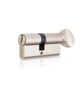 Eko 90mm Saten Cerman Mandallı Hibrit Barel, Kapı Silindiri
