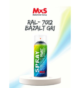 MxS RAL 7012 Bazalt Gri Akrilik Sprey Boya 400 ML
