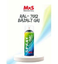 MxS RAL 7012 Bazalt Gri Akrilik Sprey Boya 400 ML