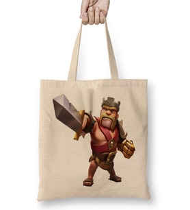 Clash Of Clans Rei Barbaro Bez Çanta Uzun Saplı