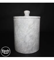 Sipahi Marble Gri Mermer Çöp Kovası