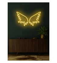 Kanat Figürlü Neon Tabela