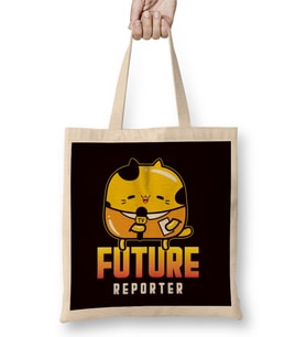 Future Reporter Journalist Writer Author Journalism Freedom Bez Çanta Uzun Saplı