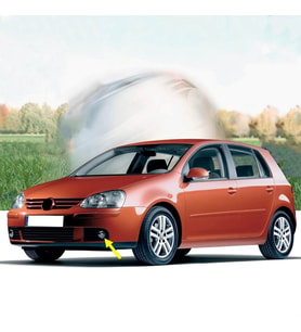 VW Golf 5 2006-2007-2008 Ön Tampon Sol Sis Farı 1T0941699D