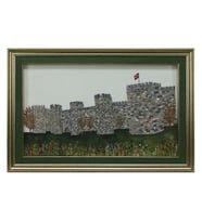 e38 EL İŞÇİLİĞİ KAYSERİ KALESİ EL NAKIŞ TABLO - 5533