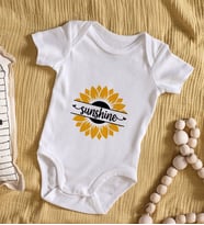 BK Kids Sunshine Tasarımlı Bebek Body Zıbın - Model 1