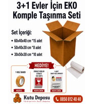 3+1 Evler için EKO Komple Taşınma Seti