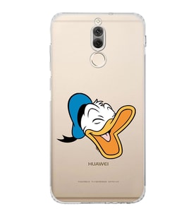 Huawei Mate 10 Lite  Kamera korumalı Kapak Donald Duck Tasarımlı  Şeffaf Kılıf