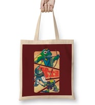 Kermit The Frog 03 Bez Çanta Uzun Saplı