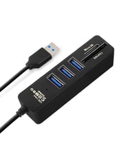 TriLine Combo 3 Port USB3.0  Hub Tf Sd Kart Okuyucu