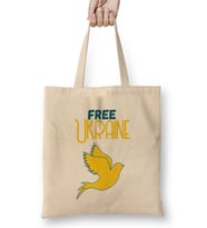 Free Ukraine War With Russia - Stay Strong Ukraine Flag 2022 Bez Çanta Uzun Saplı