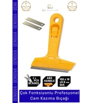 #KazımaBıçağı 100mm Profesyonel Cam Zemin Sıyırma Derz Boya Kazıma Bıçağı 2 Adet Yedek Bıçak Hediyel