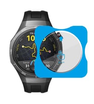 Huawei Watch GT5 Pro 46mm Uyumlu Kolay Takılabilir Takma Aparatlı Temperli Cam Ekran Koruyucu (Renksiz)