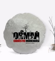 BK Gift Kişiye Özel İsimli Orman Endüstri Mühendisi Tasarımlı Dekoratif Kırlent Yastık-1