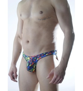 Mulvxbrf Brf02 Erkek Renkli Desenli Slip İç Çamaşırı (Mulvix)