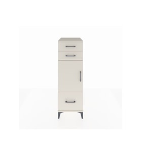 Kronos Dolap 2 Raflı 3 Çekmeceli Tek Kapaklı 44x59x134 Aytaşı-Aytaşı