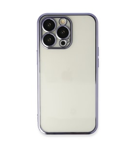iPhone 14 Pro Kılıf Kamera Korumalı Lensli Silikon - Mor