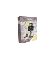 Rabsev RS4602-1 Fotoğraf Albümü 10x15cm 200 Fotoğraf Kapasiteli Kamera Desenli Anı Albümü