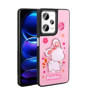 Xiaomi Redmi Note 12 Pro 5G Uyumlu Kılıf Parlayan Kabartmalı İkonik Figürlü Zore Amas Silikon Kapak