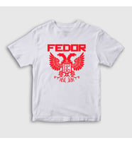Presmono Unisex Çocuk Beyaz Emperor V2 Ufc Mma Fedor Emelianenko T-Shirt 508332tt