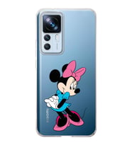 Xiaomi Mi 12t Pro  Kamera korumalı Kapak Minnie Mouse Tasarımlı  Şeffaf Kılıf