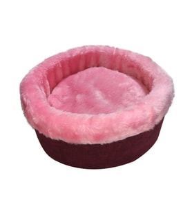 La Vista Lüx Kedi, Küçük Köpek Simit Yatak PEMBE 45 cm